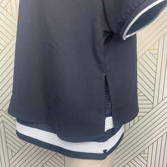 Scotch & Soda Class Of 76 Varsity Layered Jersey Top Black Size US Medium - Picture 7 of 12